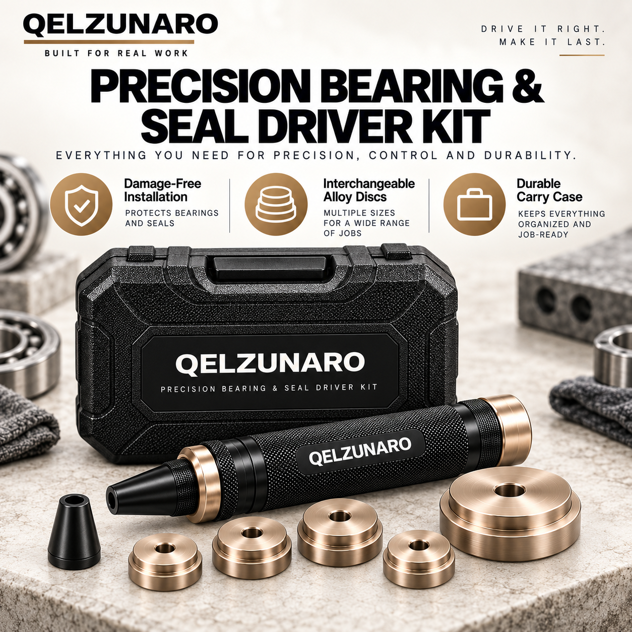 QELZUNARO_Precision_Bearing_Seal_Driver_Kit